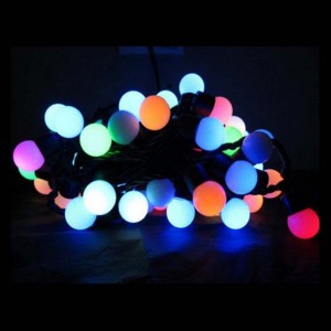 LEDボールストリングライトカラークリスマスボールストリングライト装飾ライト