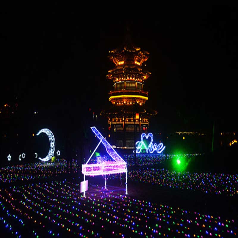 8000万個のLEDライトがタイチョウの